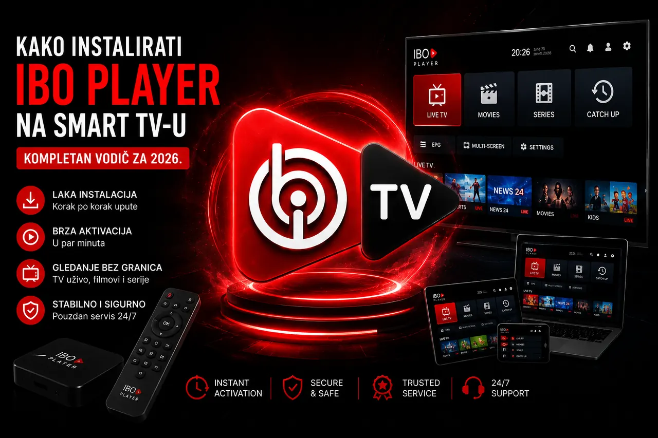 Kako instalirati IBO Player na Smart TV-u – Vodič 2026